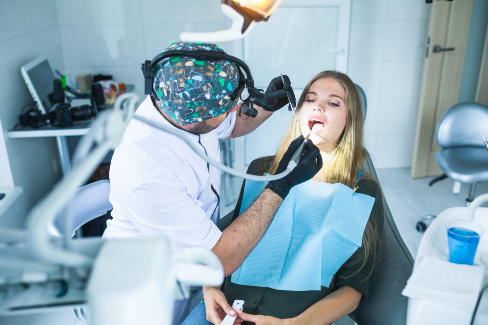 leczenie próchnicy z aparatem ortodontycznym